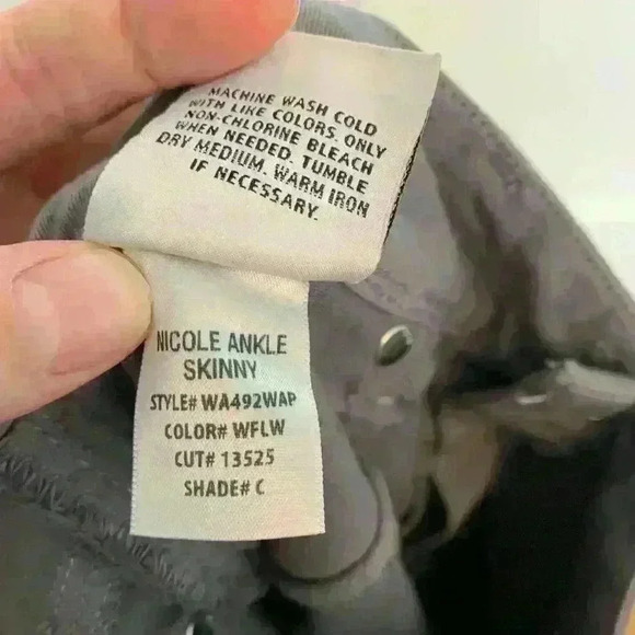 Hudson jeans, Nicole Ankle Skinny in Purple/Grey, Womens size 29 - Picture 12 of 12